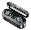 2021 F9 Mini Wireless Headset Bluetooth 50 TWS Hörlurar Hifi inear Sports Running Hörlurar för iPhone Samsung Huawei1287923