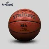 Basketball Spalding Original Classic Silver Basketball Taille officielle et poids 7 # PU MATÉRIAUX INDOOR MORS MENS MALAS BALL 74608Y