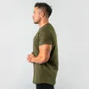 Summer Men Short Sleeve 95%cotton T Shirt For Tess Gym Wear Sports