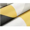 Papéis de parede removíveis cinza amarelo quarto papel de parede papel de parede triângulos geométricos impressão geográfica geo não-adjésima de 9,5m rolo