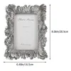 Frame Photo Frame Picture Frames Tabletop Vintage Resin Holder European Decorative Glass Panel Ornate Stand Wall Home