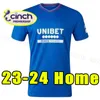 23 24 Glasgow Colak Roofe Lundstram Hagi Barker Morelos Tavernier Kent Tillman FC Fashion Jr Football Shirt Men Kids Kit Third 23 24 Rangers Fanks Jerseys Jugador