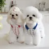 Ubrania z ubrania dla psów letnia sukienka Chihuahua Puppy spódniczka tutu Yorkshire Pomeranian Shih tzu maltański pudle bichon schnauzer małe ubrania 2024