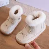 Stiefel 1219cm Kinder Schneefuß Stiefel 2023 Winter Kleinkind Jungen Brand Schuhe Mädchen Fashion Winter Reißverschluss Stiefel Kinder warm wasserdichte Schuh