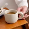 Tassen nordisch retro kreativ dicke matte farbige keramische Tasse Persönlichkeit Frühstück Milk Kaffee Latte Tasse