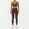 Lu Set jumpsuit uitlijnen citroen naadloze yoga sets camouflage shorts sport bh fiess workout sportkleding high tailled leggings dames gym outfit