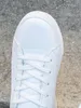 Zapatos casuales zapatillas de deporte plano dulce para mujeres de cuero sólido PU encaje hacia arriba tacones bajos dedo redondo para plataforma vulcanizar talla grande