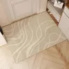 Tapetes modernos simplicidade no banheiro tapete home home absorvente entrada de tapetes não deslizamentos