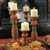 Candle Holders Imitation Rope Holder Resin Retro Candlestick Home Coffee Table Decorations Centerpiece For Dining Wedding Living