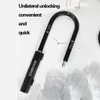 Rockbros китайский стиль велосипедные замки U Forme Electric Scooter Padlock Antitheft Bike Lock Set Set Mtb Accessories Y240401