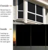 Window Stickers Luckyyj Borttagbar ljusblockering Statisk Totisk Blackout Film Privacy Room Darking Tint Black Sticker