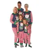 2020 Family Matching Christmas Pajamas Set Father Women Kids Baby Sleepwear Nightwear Xmas Santa Claus Print Pjs Clothes Set LJ2012793194