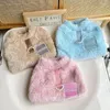 Dog Apparel Can Wear Traction Velvet Vest Pet Clothes Teddy Bichon Poodle Cat Autumn And Winter Puppy