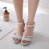 Dress Shoes 5 CM Med High Heels Women Ankle Strap Gladiator Sandals Ladies Party Pumps Small Plus Size 32 - 50