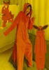 MEN039S Tracksuits Anime Kurama Nine Tailed Pyjamas Cosplay Kostuum Volwassen jumpsuits Flanel Home Sleepwear unisex nachthemd Sui9081001