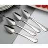 Forks 1pcs Thick Smooth Stainless Steel Grapefruit Spoon Dessert Serrated Edge Cut Fruit Kitchen Gadget