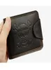 アニメ海賊王合成革の財布がルフィSスカルマークショートカードホルダー財布男性女性マネーバッグ2206085282633でエンボス加工