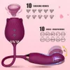 Rose sugande vibrator för kvinnor vagina klapp klitstimulator g spot dildo vibrerande kvinnlig onanator massage vuxen sexleksak 240409