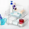 Racks Under The Sink Organizer Two Tier Pull Out Organizer With Drawer Bathroom Vanity Counter Organizing Tray Clear Organizers With