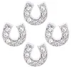 20pclot Crystal Horseshoe Charms de médaillon flottants adaptés à la mémoire magnétique Verlots de vie comme bijoux Making3977924