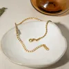 Cavigliere squisite classiche classiche a prova di ruggine in oro 18K a prova di torsione dorata della caviglia alla moda di gioielli antilergici estivi alla moda