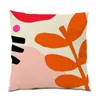 Pillow Fashion Decorative Cover 45x45 S Covers Velvet Fabric Polyester Linen Flower Living Room Decoration Home E0757