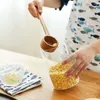 Koffiescheppen Japanse lepel met lange standen met rechte handgreep meten met niet-stick houten voor bakgadgets