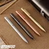 Pennor Stonego Fashion Twist Rollerball Penns, Capless Metal Chrome Ballpoint Pen Refillable Penns, Elegant Signature Pen Present Pennor