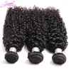 Vävnad brasiliansk rå kinky curly 3 4buntle affärer jungfru hår naturligt svart 826 tum 100% cheveux real människa hårvåg 240408
