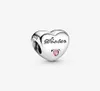 Nouvelle arrivée 100% 925 STERLING SIRGLE'S LOVE CHARM FIT