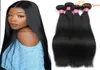 Gagaqueen Malaysian Virgin Hair Straight 4 Bunds obearbetade malaysiska raka hårväv malaysiska rakt mänskliga hår extensi8275928