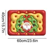 Carpets Christmas Door Mats 3D Gnome Anti Slip Welcome Mat Quick Absorbent Soft Carpet For Room Front Bathroom Kitchen Home Decor