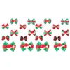 Abbigliamento per cani 20pcs pet wows bows band di natale bowknot cravatte