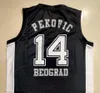 Basketball Jersey Mozzart Mozzart Bet Belgrado #14 Pekovic 2022-023 Stagione europea Personalizzabile per adulti