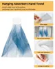 Linia ręcznika Linia Blue Gradient Ręczne ręczniki Domowa kuchnia łazienka wiszące naczynia pętle Szybki suchy miękki chłonność