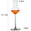 Wine Glasses 140ml Scotland Whisky Smelling Crystal Cup Whiskey Scent Brandy Snifter Tulip Aroma Professional Tasting Glass