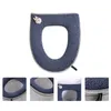Toilet Seat Covers Plush Cushion Creative Cover Zipper Thicken Mat Bathroom Warm Bumpers