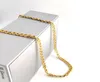 18K Сплошная желтая GF Gold Curb Cuban Link Chain Collece Hiphop Итальянский марок AU750 MEN039S Женщины 7 мм 750 мм 75 см в длину 29 Inc4736301