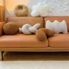 Kissen nordische Plüschwolkenformschleife Samt weicher Ball bequemer Bett Kopf Wohnzimmer Sofa Persönlichkeit Twist Home Decor