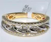Real 14K Gold Jewelry 2 Carats Diamond Rings for Women Anillos Bague Bizuteria Bague Jewellery Bijoux Femme 14 K Gold Rings Box 215181290