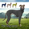 Dog Apparel Italian Greyhound Clothes Winter Warm Whippet Coat Jumpsuit Turtleneck Four-legged Jacket