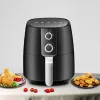 Fryers 5L Air Fryer Electric Cuis coiffer à la maison grande capacité multifonction santé Fryer Kitchen Appliance Four sans huile commercial