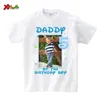 Family Birthday Shirt Matching Happy Birthday Girl Shirts Kids Shirt Baby Girl Clothing Children Mom Daughter Daddy Outfit Po 240403