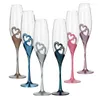 Copos de vinho Luxo Crystal Goblet Party Love Love Diamond Champagne Glass Red Sparkling