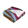 Cobertores Harlequins Rugby listrado Sofá Blanket Sofá Multi-Purposed Funny Gift