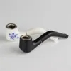 60 mm mini tubo di fumo portatile nero delicato fumato filtro per tuba