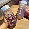 Butelki z wodą duża pojemność Puchar Herbaty Plastikowe Ogólne Słomka Waterbotle Śliczny zimny sok