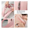 Sacs de rangement Makeup Pouche fermeture à fermeture éclair Couleur continue Portable Business Trip Cosmetic Organizer Pours Silicone Sac Tool