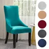 Couvre-chaise Home lavable El Velvet Fabric Back Cover European Style Solding Big Size King Seat