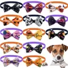 Hondenkleding Pet Bowties Bowknot Halloween -stijl Verzorgingshonden voor kleine kattenvakantie Party Accessoires Supplies